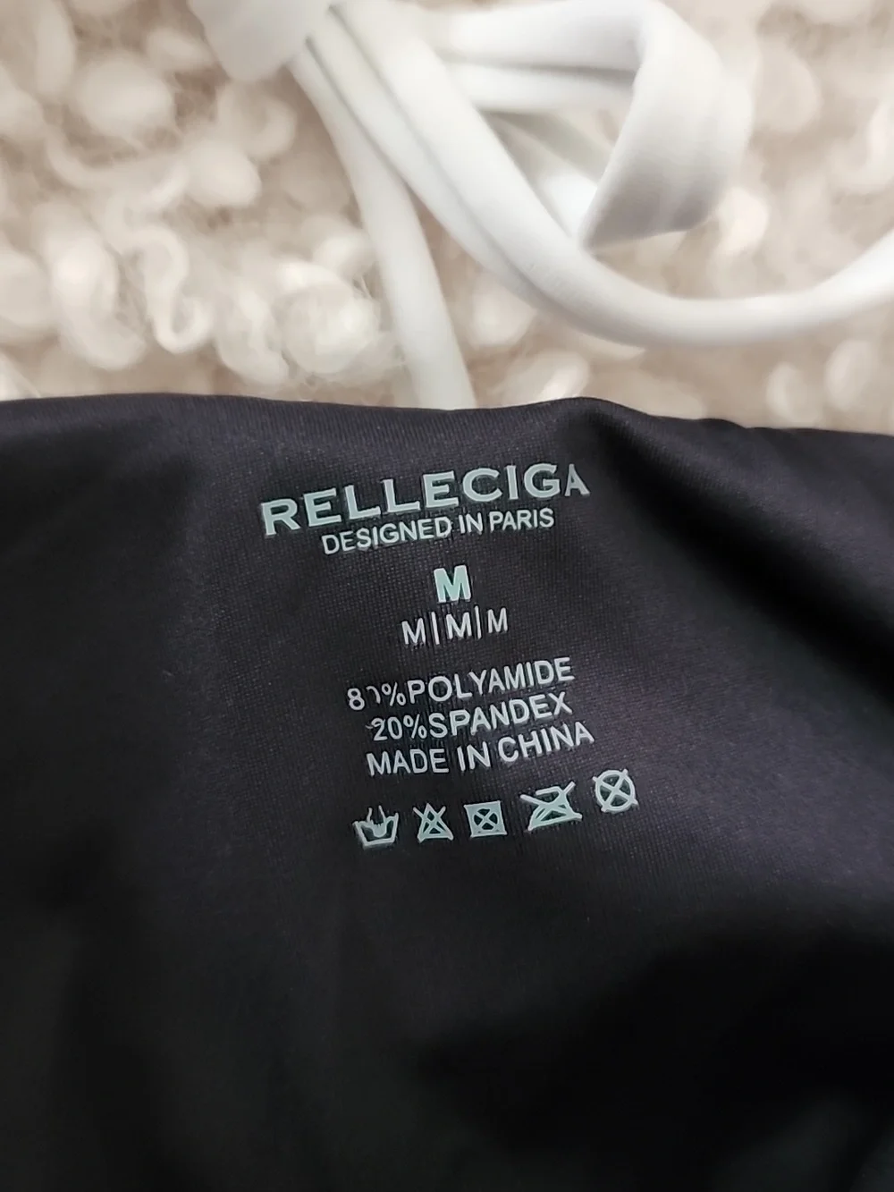 Black & White Strapless Colorblock Bikini - Size Medium. nwt - Picture 4 of 5